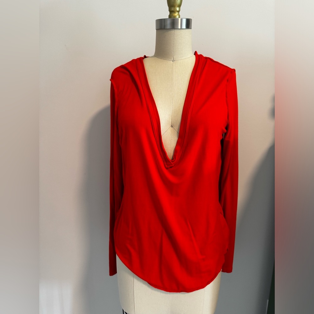 Free People Orange (poppy colored) We The Free Top